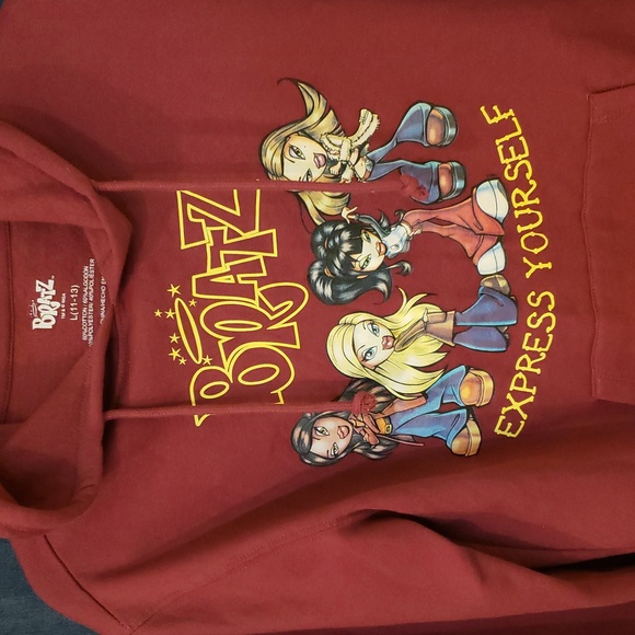 Bratz Women's Red Hoodie Sweatshirt - Picture 2 of 6